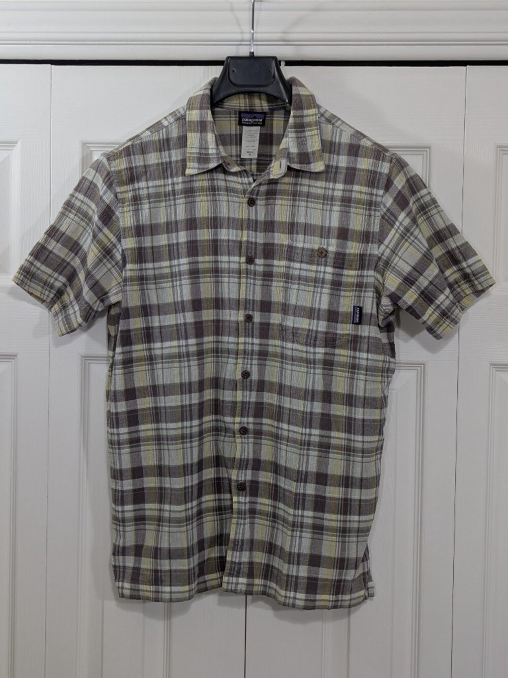 Patagonia Organic Cotton Short Sleeve Plaid Shirt